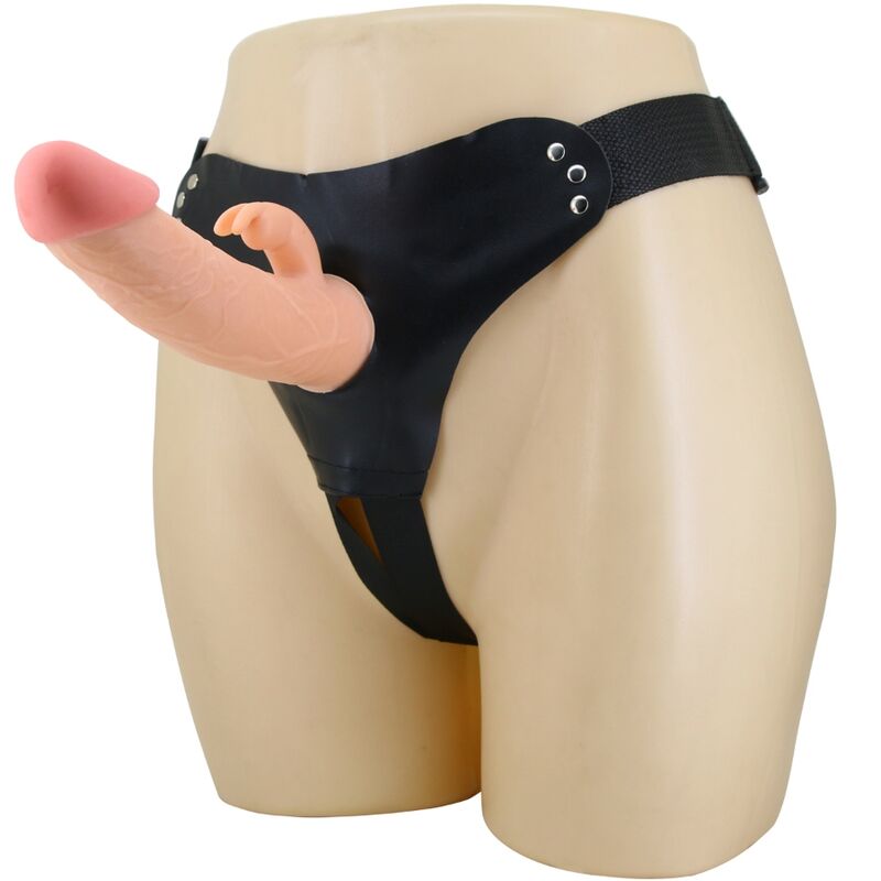 Pretty Love – Mavis harnais culotte universelle avec gode 19 cm naturel