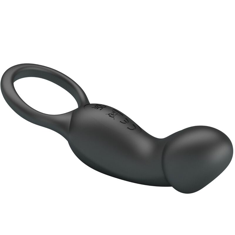 Pretty Love – Anneau anal et vibrateur warren noir