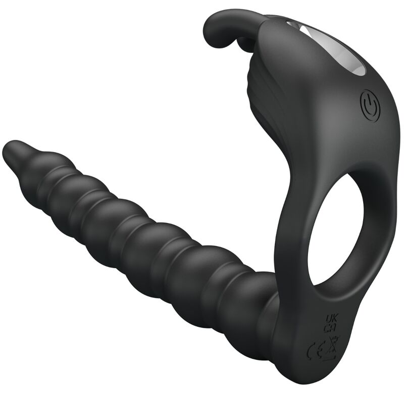 Pretty Love – Blackney anneaux pénis avec plug vibrateur