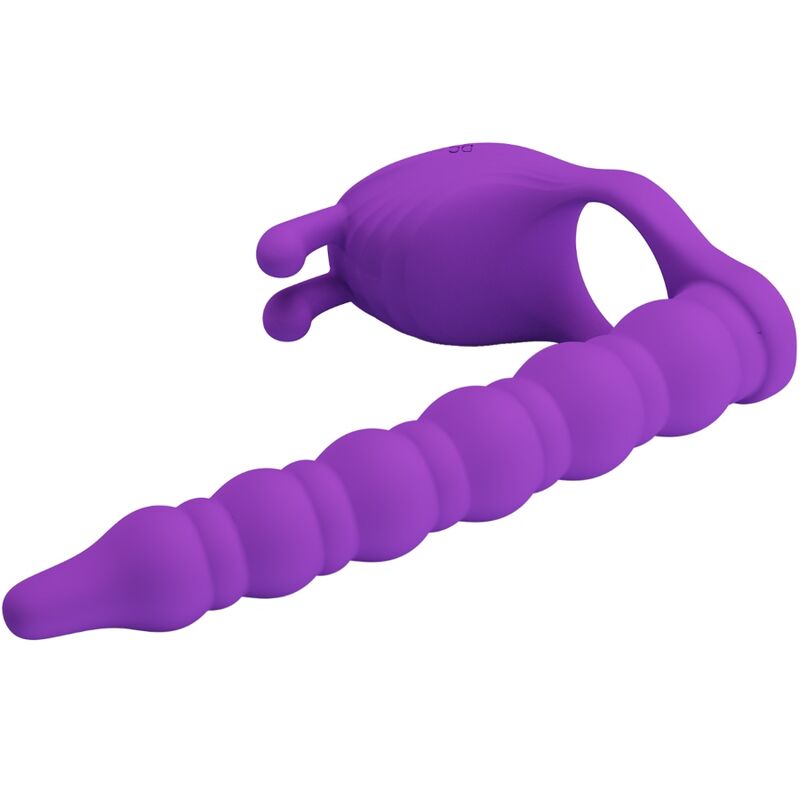 PRETTY LOVE - BLACKNEY ANILLO PENE WITH PLUG VIBRADOR LILA