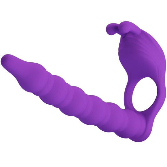 PRETTY LOVE - BLACKNEY ANILLO PENE WITH PLUG VIBRADOR LILA