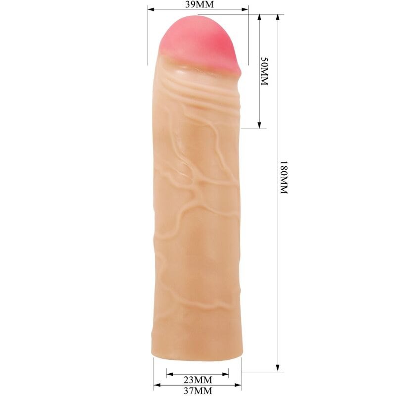 MOOIE LIEFDE - CHANE FUNDA DE PENE EXTENSORA NATUURLIJK