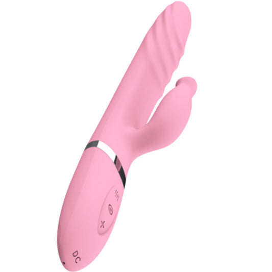 ARMONY - VIBRADOR & STRUSTING MET LENGUA EFECTO CALOR ROSA