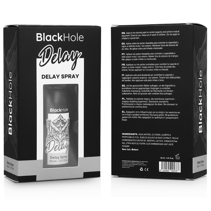 BLACK HOLE - STUDY FORTE VERTRAGENDE SPRAY 30 ML
