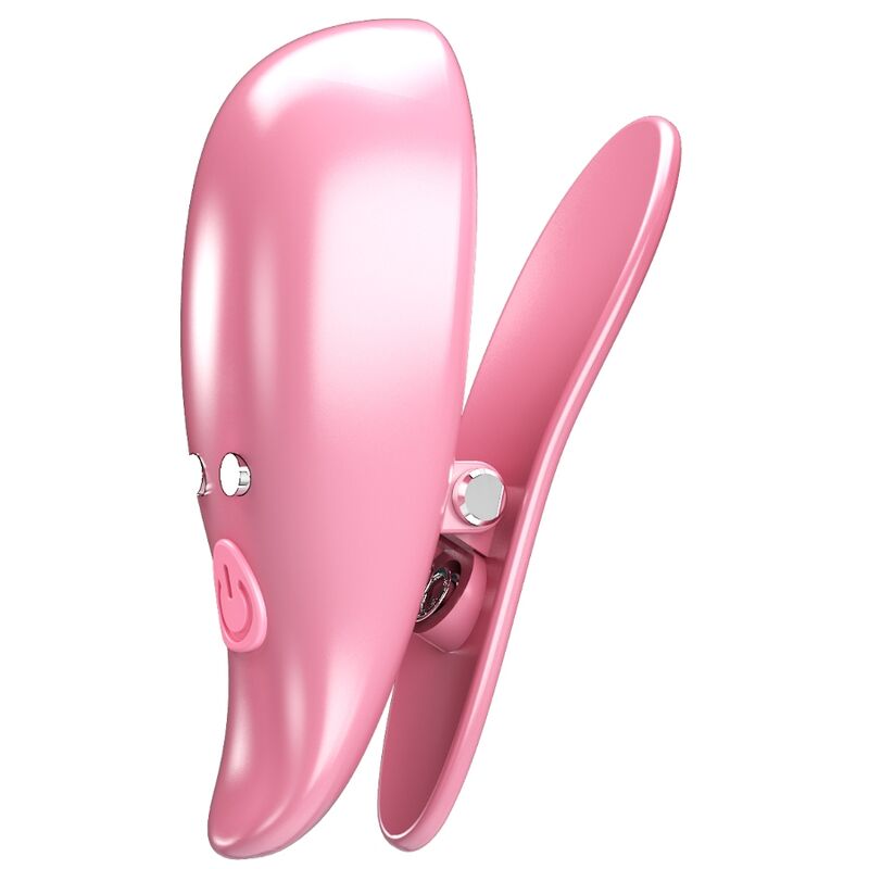 MOOIE LIEFDE - BLAD PINZAS VIBRATORIAS PARA PEZONES ROSA