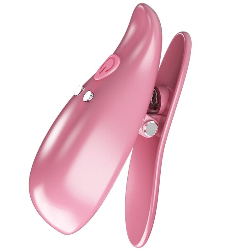 MOOIE LIEFDE - BLAD PINZAS VIBRATORIAS PARA PEZONES ROSA
