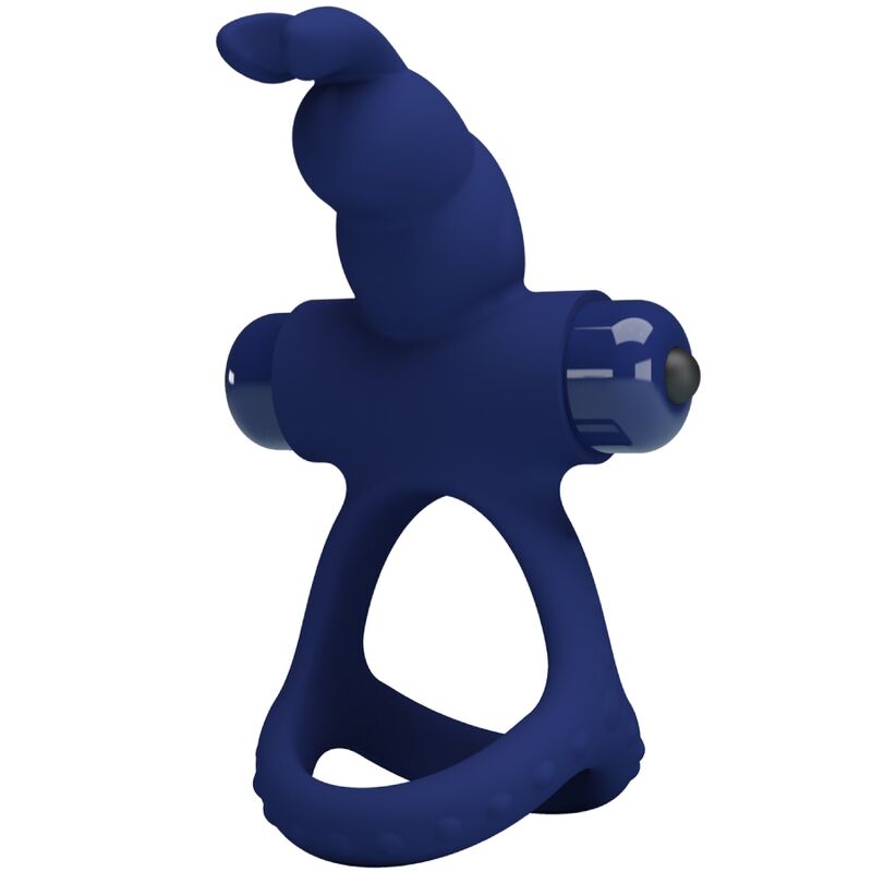 Pretty Love – Luchito double anneau vibrant lapin bleu