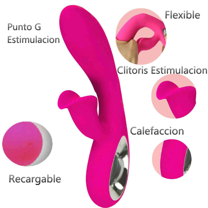 Armony – Vibrateur daro & stimulateur anneau de tirage fuchsia