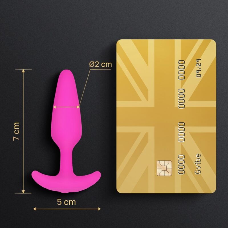 G-VIBE - GPLUG PLUG ANALE VIBRADOR XS FUCSIA