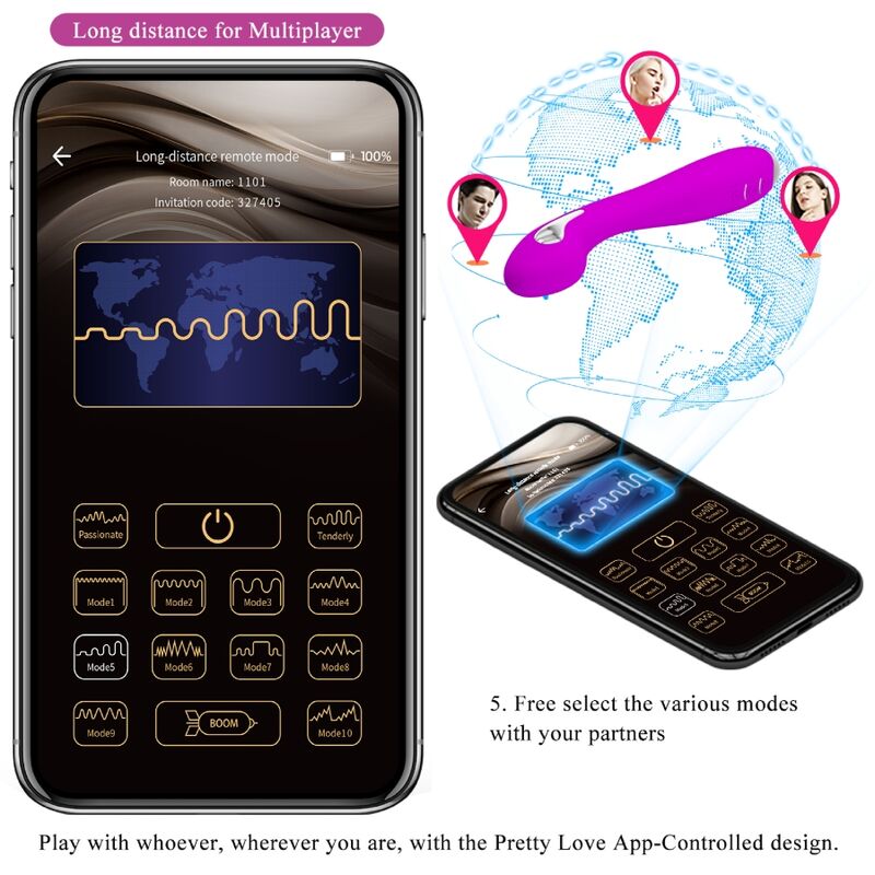 PRETTY LOVE - HECTOR VIBRADOR ELECTROSHOCK FREE APP VIOLETA