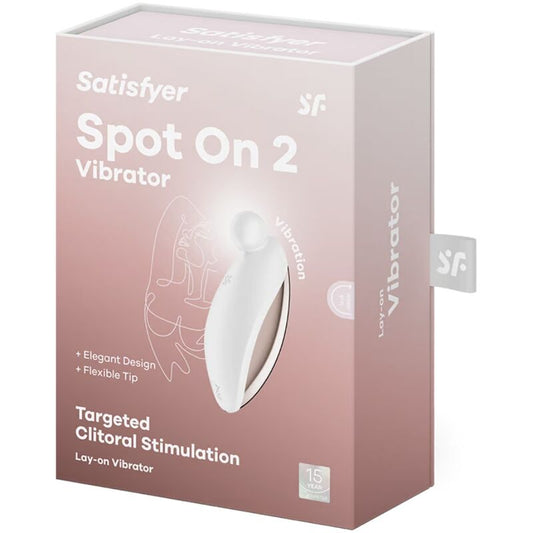 TEVREDEN - SPOT ON 2 VIBRADOR LAY-ON BLANCO