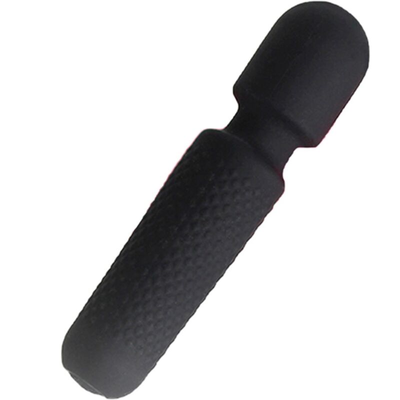 Armony – Your magic masseur & vibrateur rechargeable 10 vibrations baguette dots noir