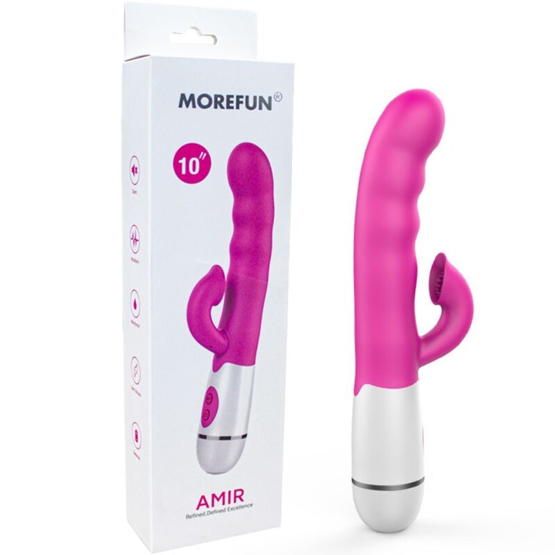 ARMONY - AMIR VIBRADOR MULTIFUNCION WITH LENGTH ESTIMULADORA 16 VELOCIDADES ROSA