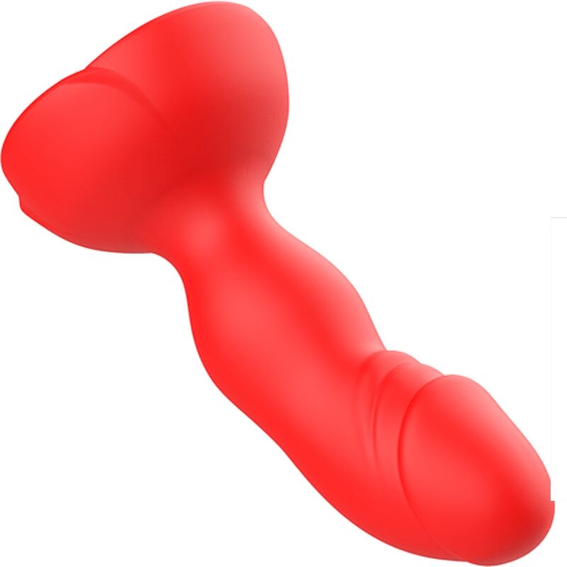 Armony – Extreme a bloom vibrateur rose et plug anal télécommande rouge