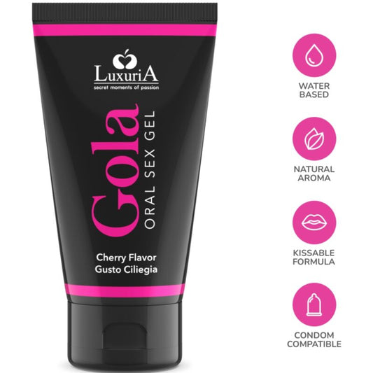 INTIMATELINE LUXURIA - GOLA ORAL GEL CEREZA 50 ML