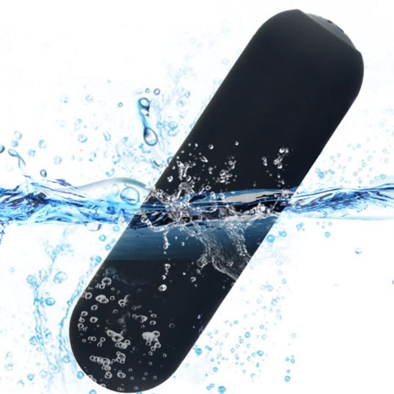 ARMONY - SPLASH JOY BALA VIBRADORA SILICONA CONTROL REMOTO 10 VIBRACIONES 75 X 19 CM NEGRO