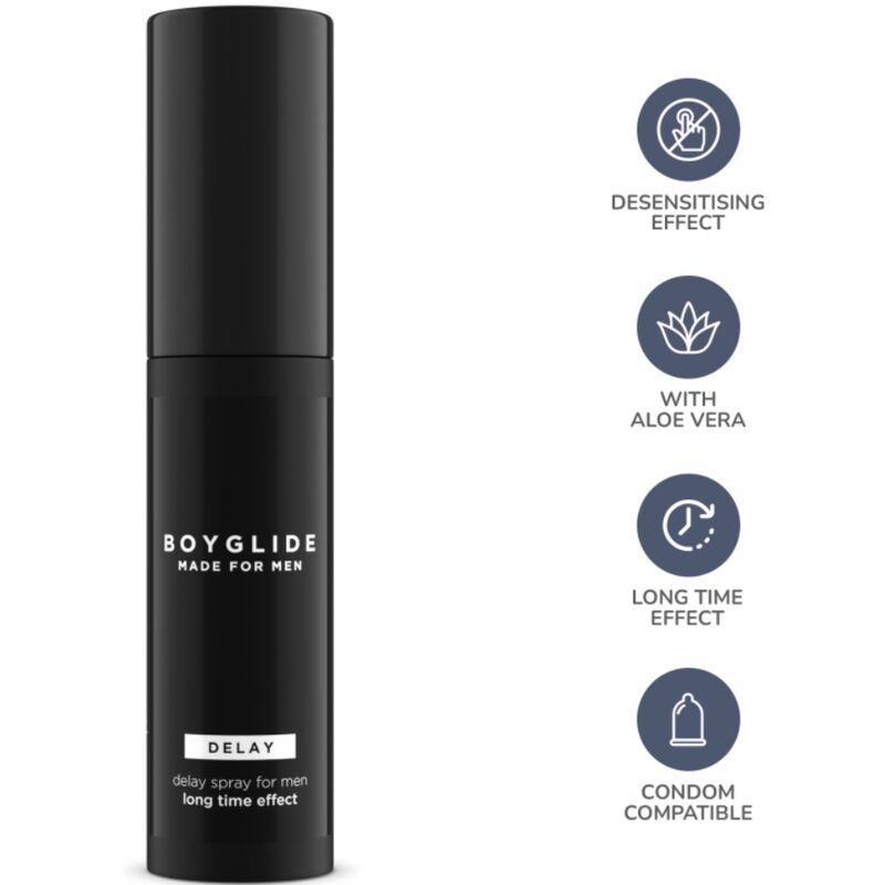 Intimateline – Boyglide spray retardant effet retardant 20 ml