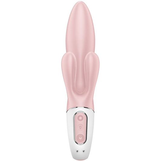 SATISFYER - AIR PUMP BUNNY 3 VIBRATEUR GONFLABLE LAPIN ROSE