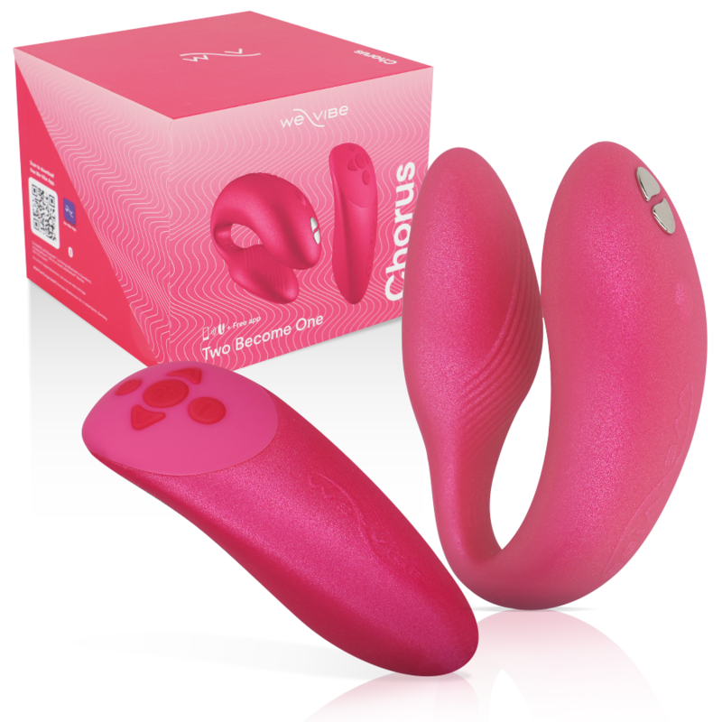 We-Vibe – Vibrateur chorus pour couples avec commande de squeeze rose