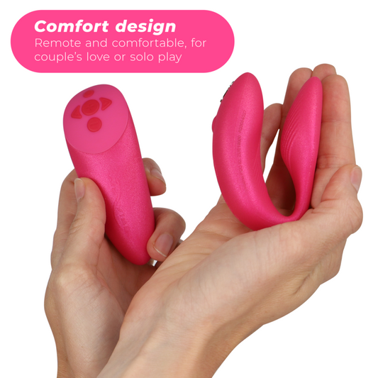 WE-VIBE - CHORUS VIBRADOR PAREJAS WITH CONTROL SQUEEZE PINK
