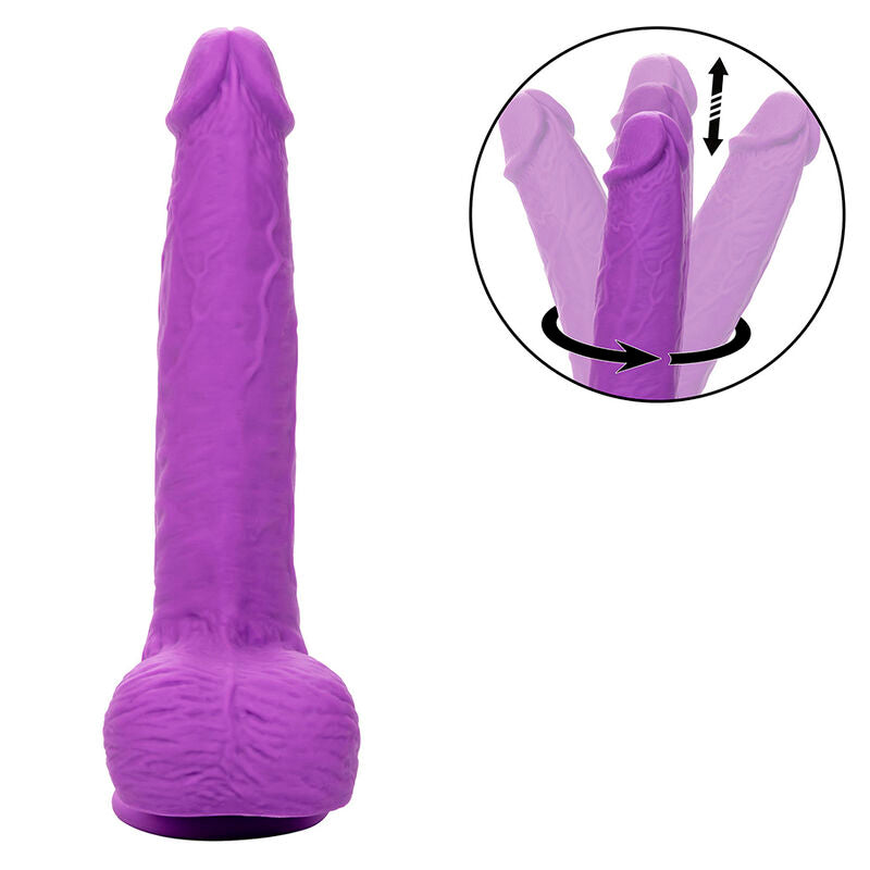 CALEXOTICS - STUDS RECARGABLE VIBRADOR Y GIRATORIO 10 VIBRACIONES VIOLETA