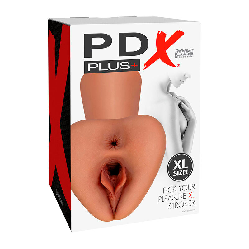 PDX PLUS PICK YOUR PLEASURE STROKER XL BROWN