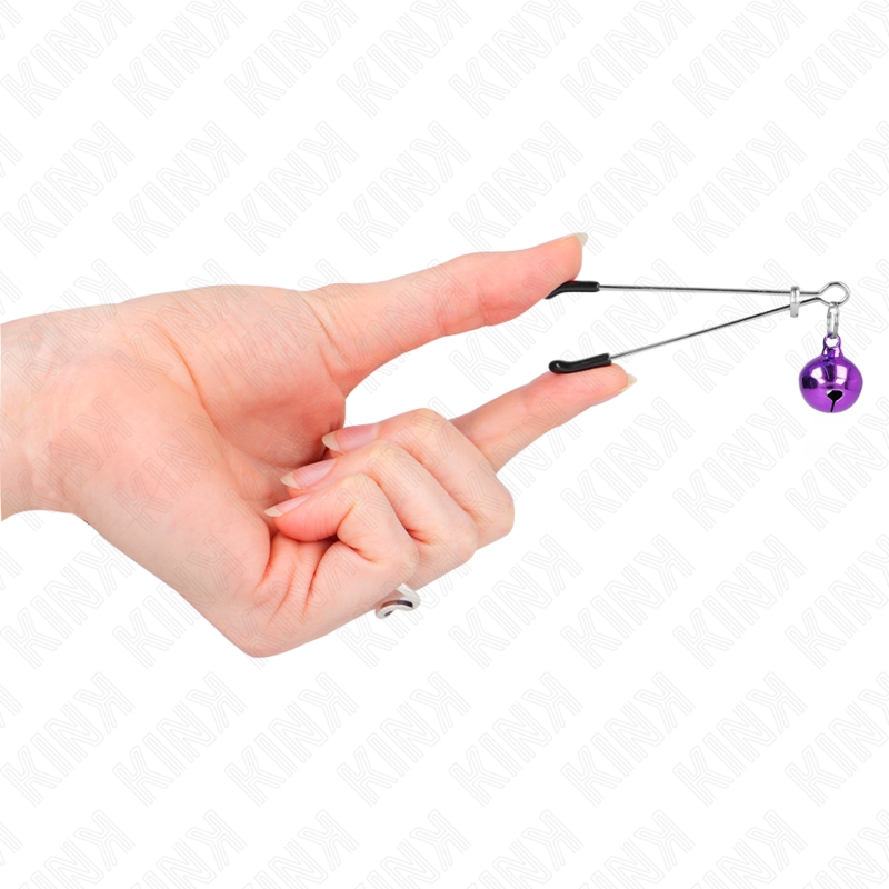 Kink – Pinces à téléphone mince cloche violet 7 cm