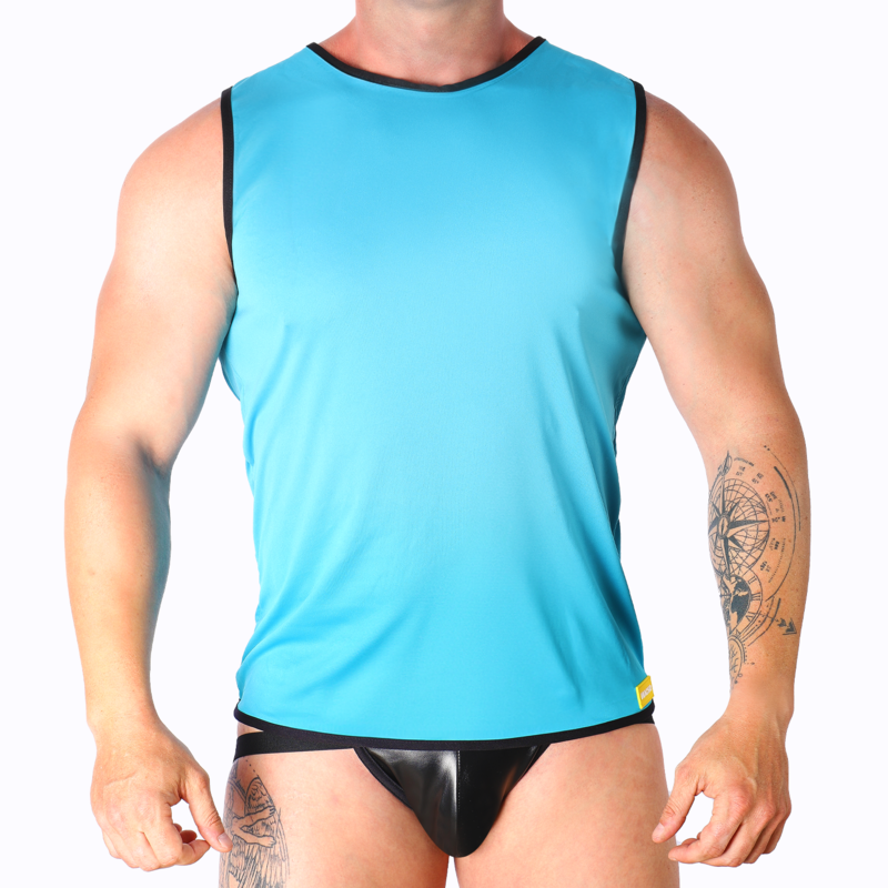Macho – T-shirt bleu