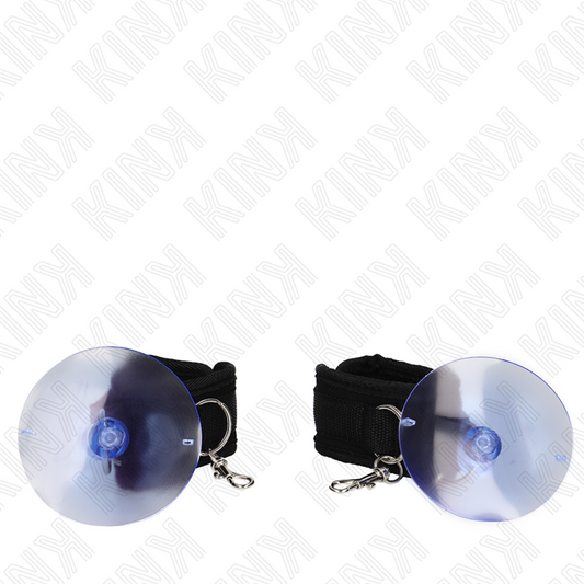 KINK - MUÑEQUERAS WITH ADJUSTABLE BLACK VENTOSA 29-40 CM X 5 CM