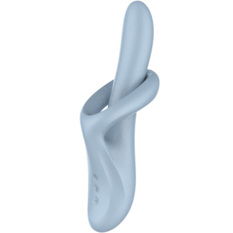 Satisfyer – Heat flex 4 vibrateur effet chaleureux 12 vibrations bleu