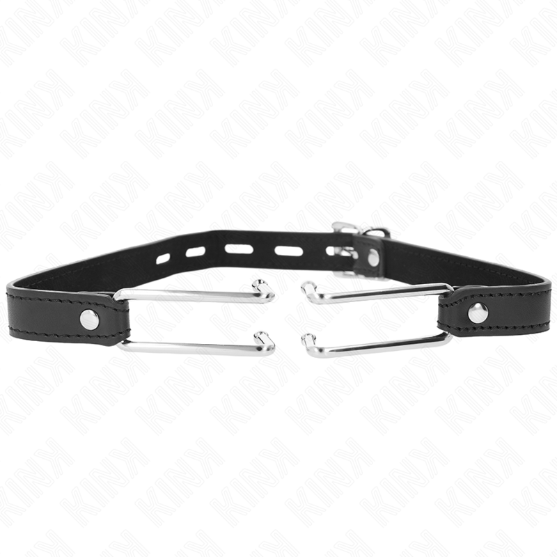 Kink – Bâton à crochet en métal 11,5 cm avec sangle en cuir réglable 39-58 cm x 2 cm