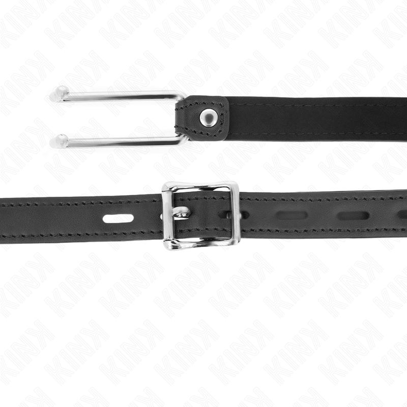 KINK - MORDAZA METAL GANCHO 11.5 CM WITH ADJUSTABLE POLIPIEL CORREA 39-58 CM X 2 CM