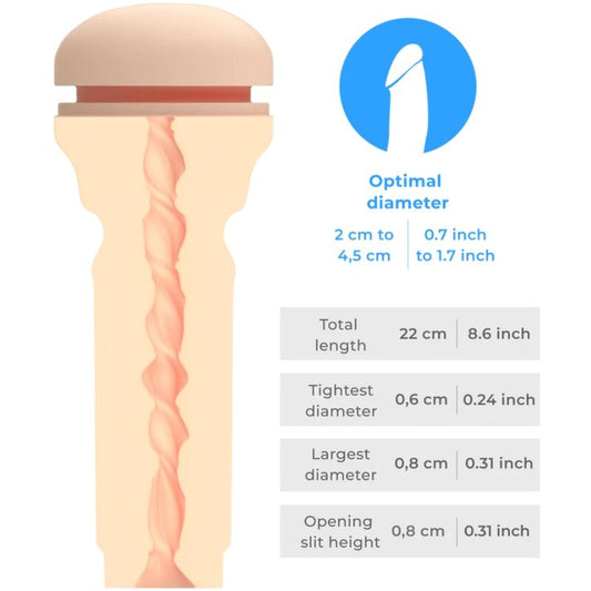 KIIROO - FEEL STROKER MASTURBADOR TRASERO EXTRA APREPADO NATURAL