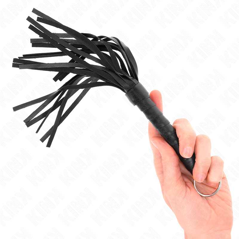 Kink – Simple mini fouet noir 28 cm