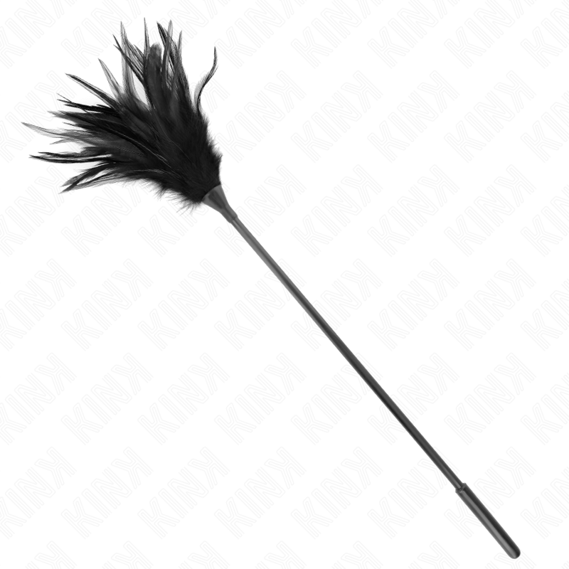 Kink – Plusieurs plumes de chatouilles noires 45 cm