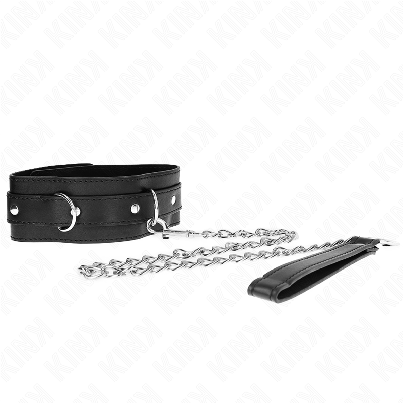 Kink – Collier avec ceinture 65 cm avec sangle noir 54 x 4,5 cm