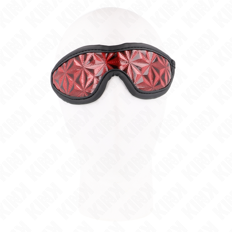 Kink – Serre-tête motif diamants rouge 20,5 x 6 cm