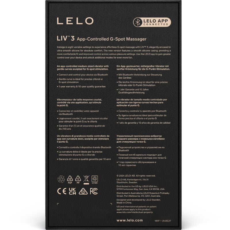 LELO - LIV™ 3 ESTIMULATOR PUNTO G VIOLETA