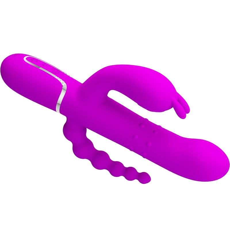 PRETTY LOVE - CAMMY TRIPLE VIBRADOR MULTIFUNCTION 4 IN 1 PINK