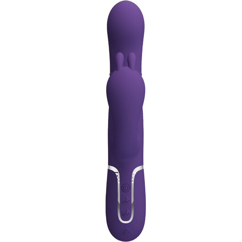 PRETTY LOVE - CAMMY TRIPLE VIBRADOR MULTIFUNCTION 4 IN 1 MORADO