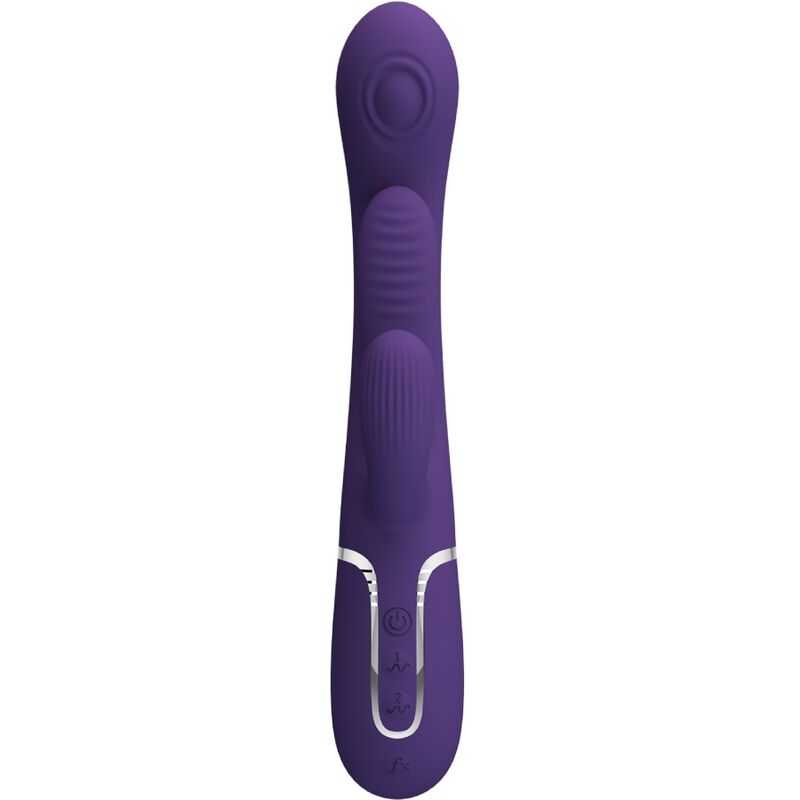 PRETTY LOVE - SHANIA TRIPLE VIBRADOR RABBIT MULTIFUNCTIONAL MORADO