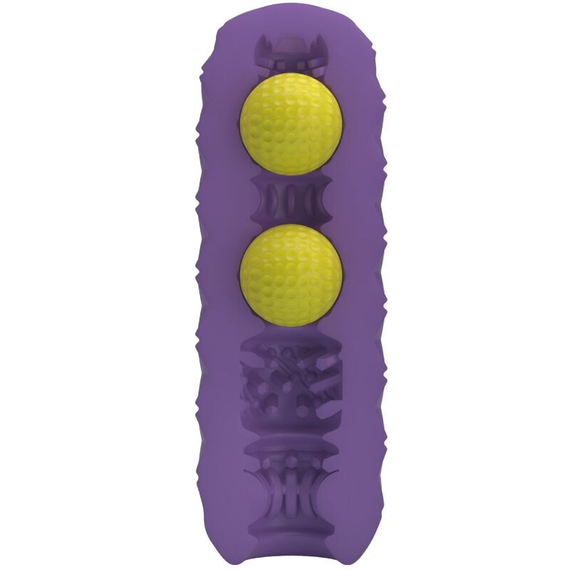Pretty Love – Masturbateur pour homme à deux boules violet