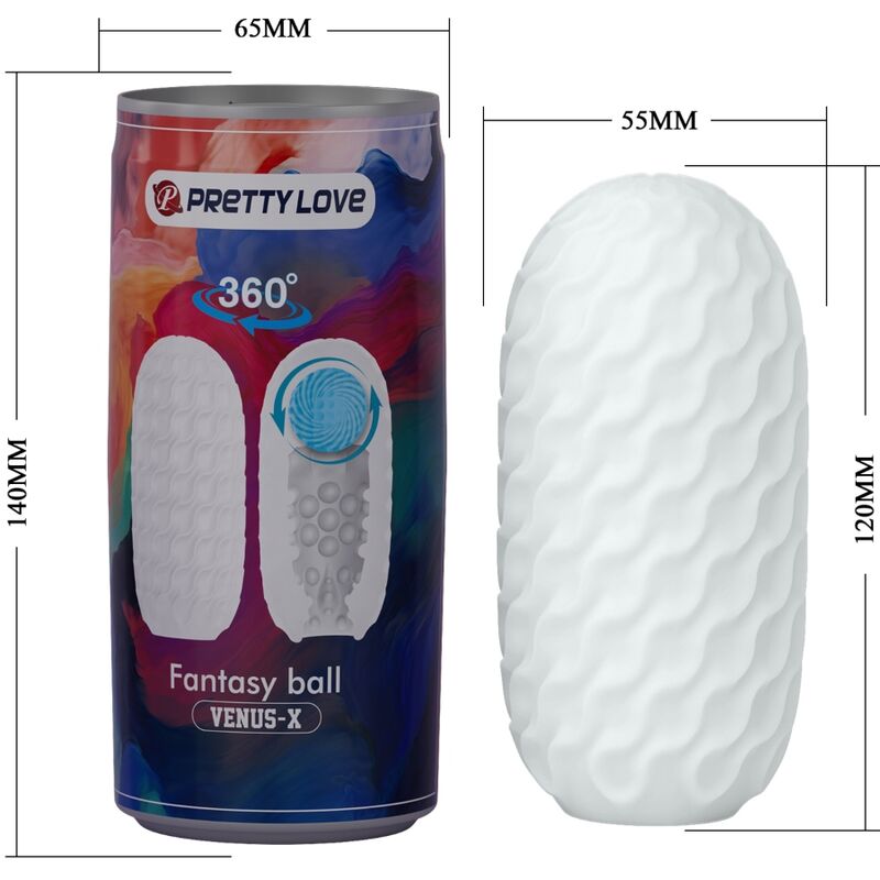 Pretty Love – Masturbateur homme venus x modèle 2 blanc