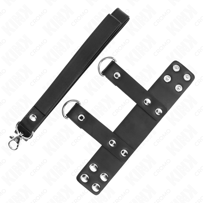 Kink – Anneau pénis avec sangle en cuir réglable