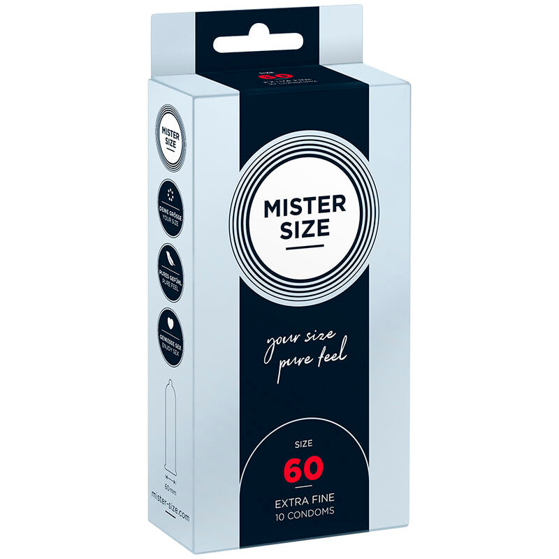 Mister Size 60mm pack of 10
