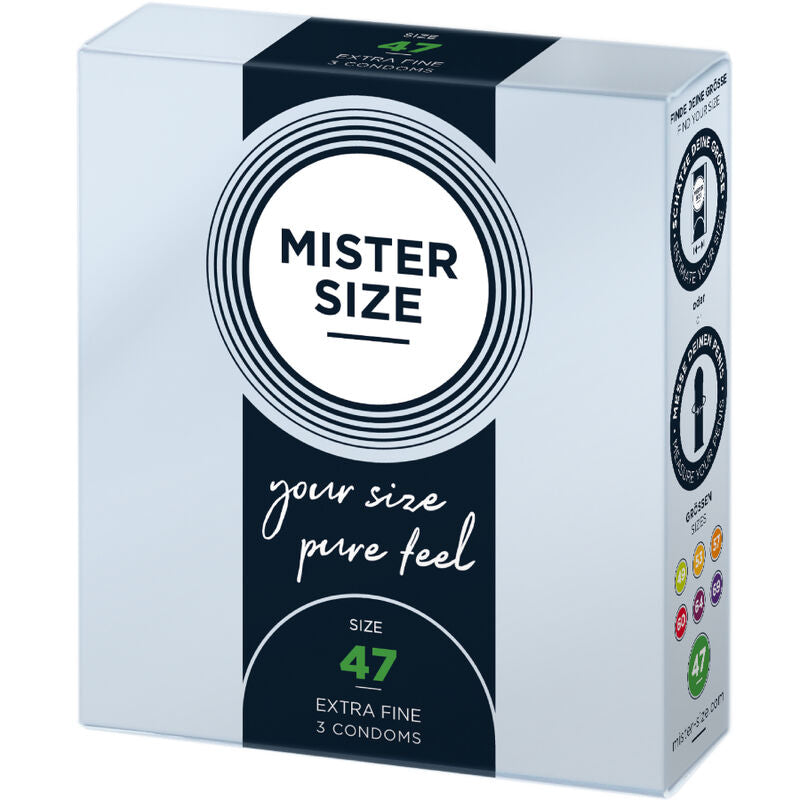 Mister Size 47mm pack of 3