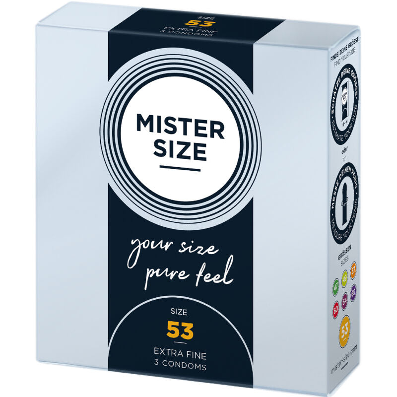Mister Size 53mm pack of 3
