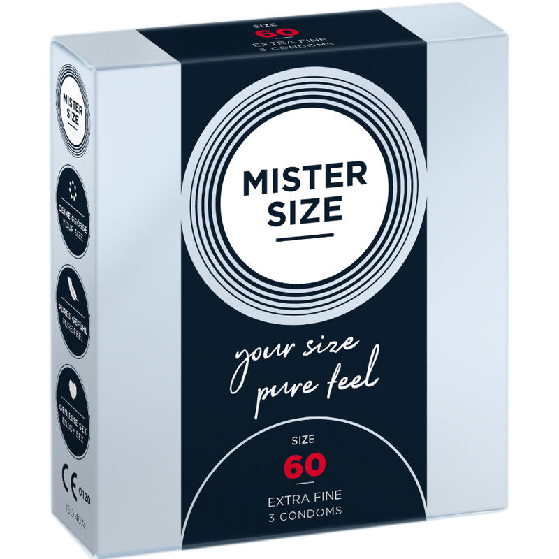 Mister Size 60mm pack of 3
