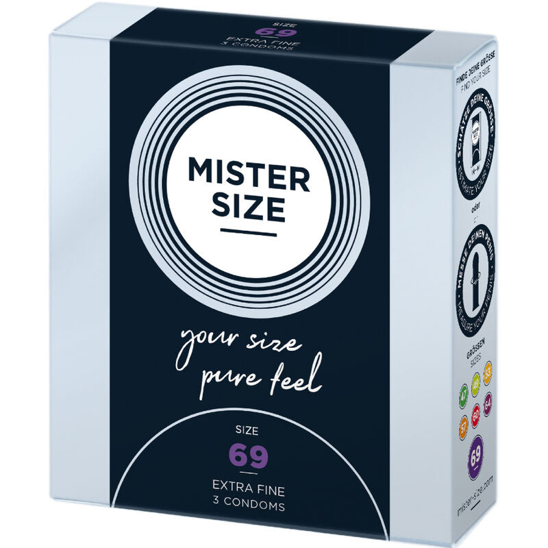 Mister Size 69mm pack of 3