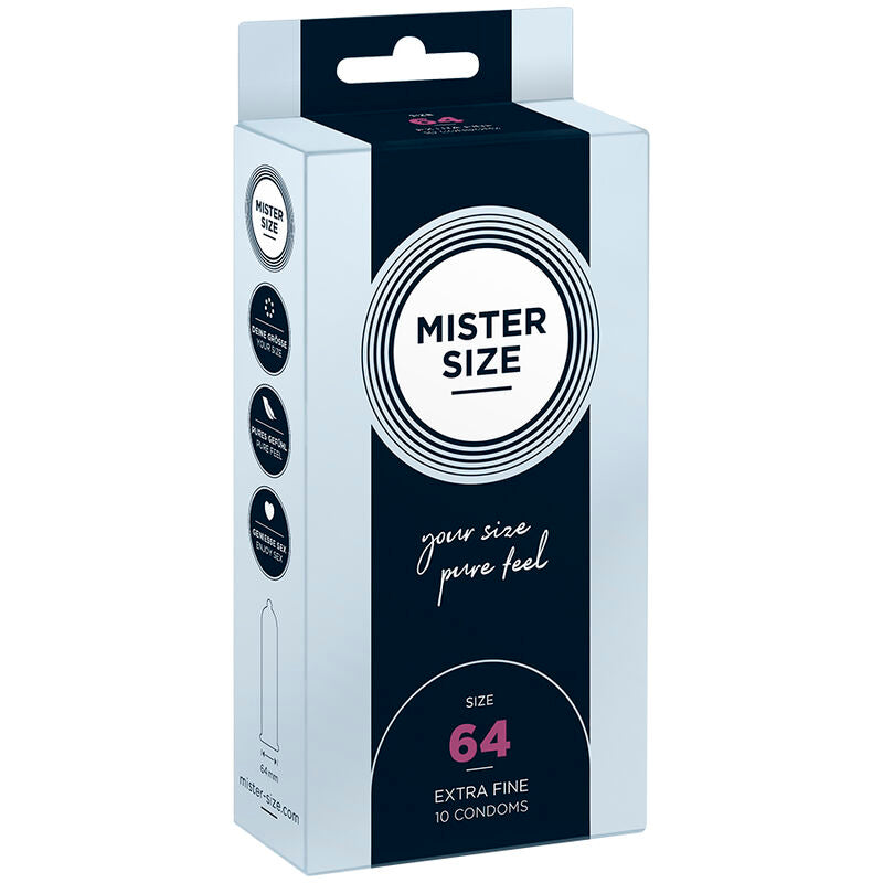 Mister Size 64mm pack of 10